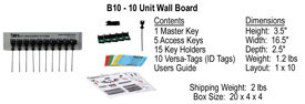 Key Control, key storage, locking key storage, Security devices