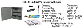 Key storage cabinets, Key storage boxes, locked key boxes, key control boxes, key control cabinets