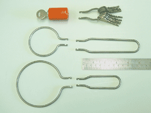 locking key shackles